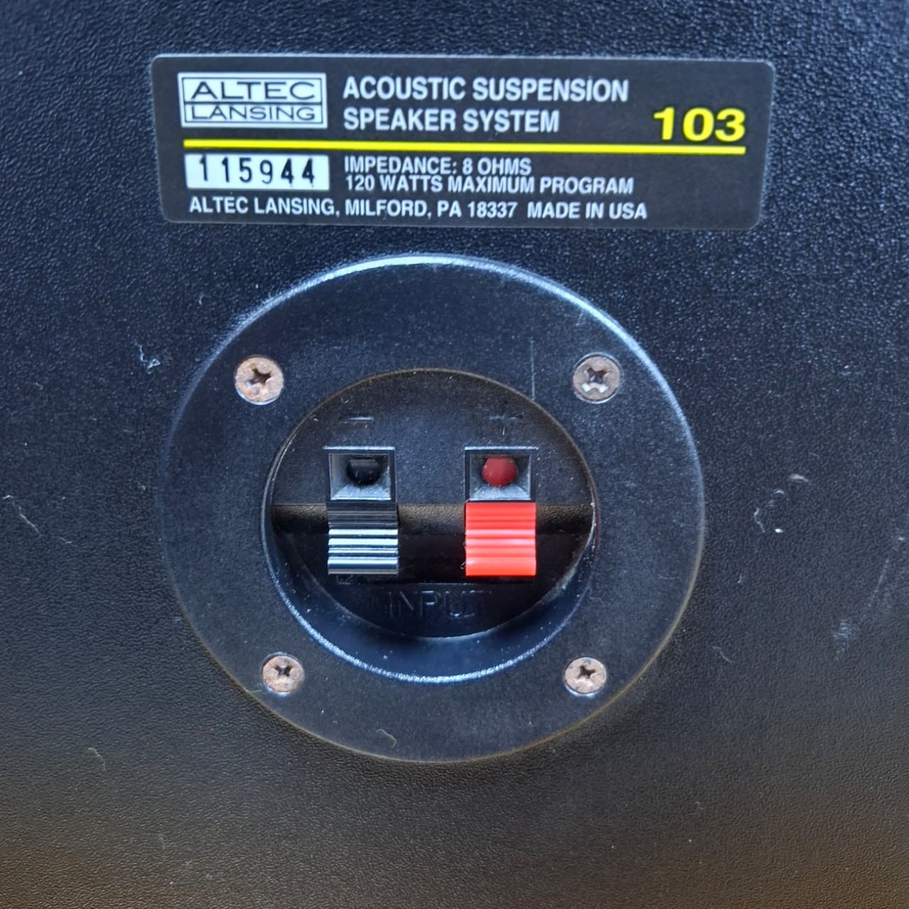 ALTEC LANSING MODELO 103