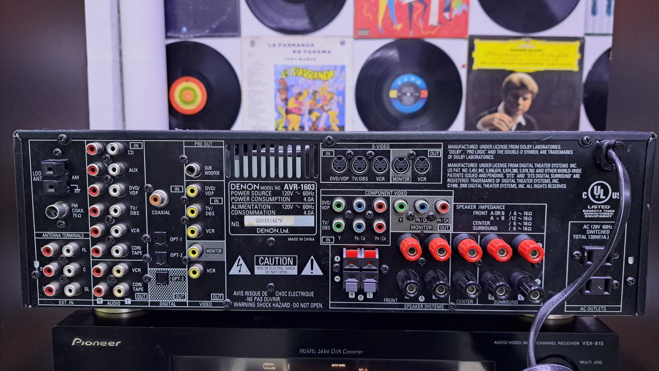 DENON MODELO AVR-1603