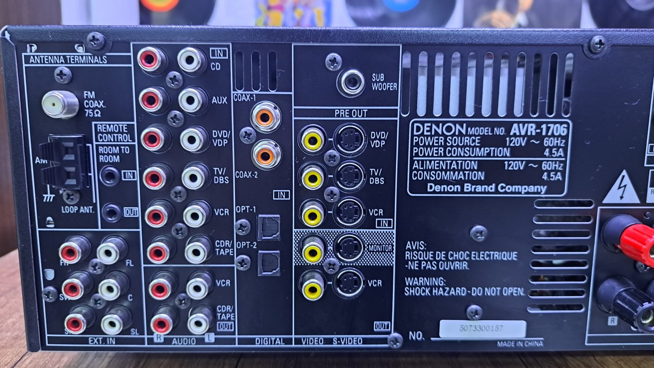 DENON MODELO AVR-1706