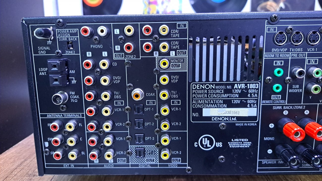 DENON MODELO AVR-1803