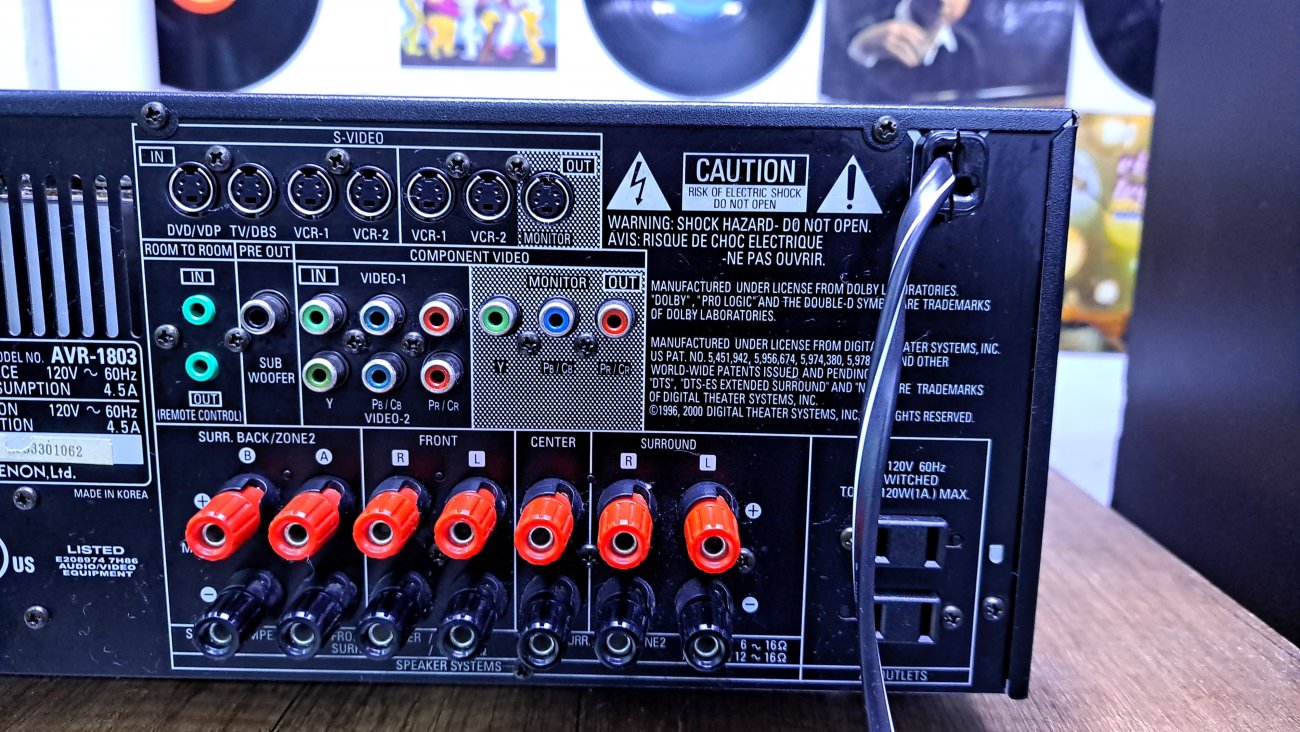 DENON MODELO AVR-1803