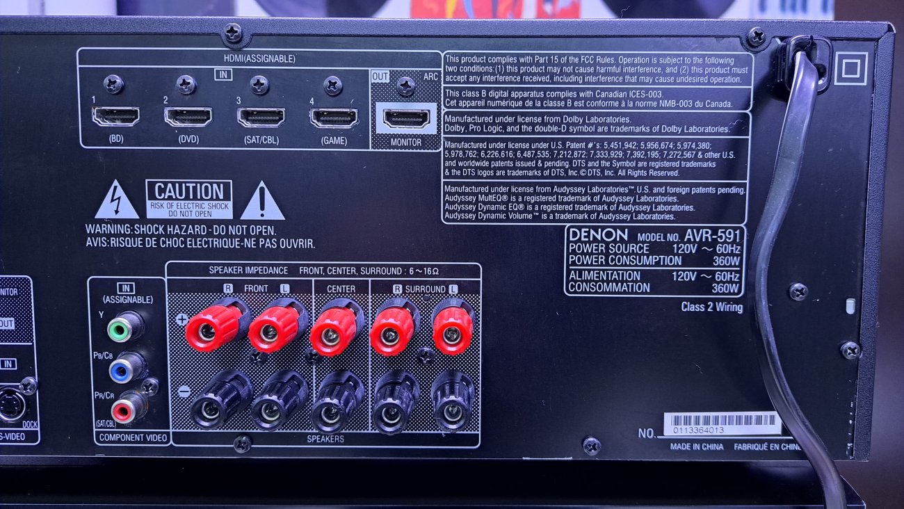 DENON MODELO AVR-591