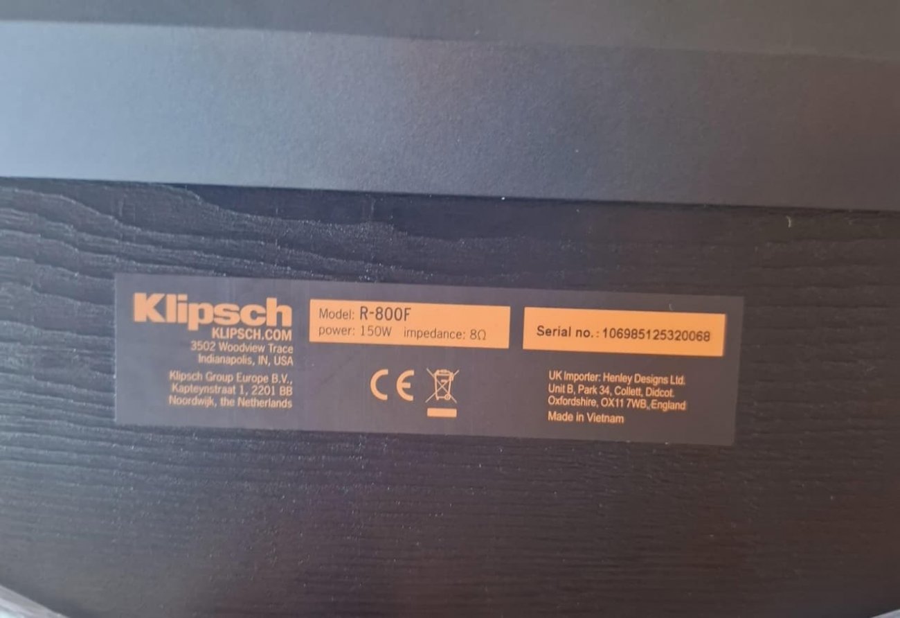 KLIPSCH MODELO R-800F