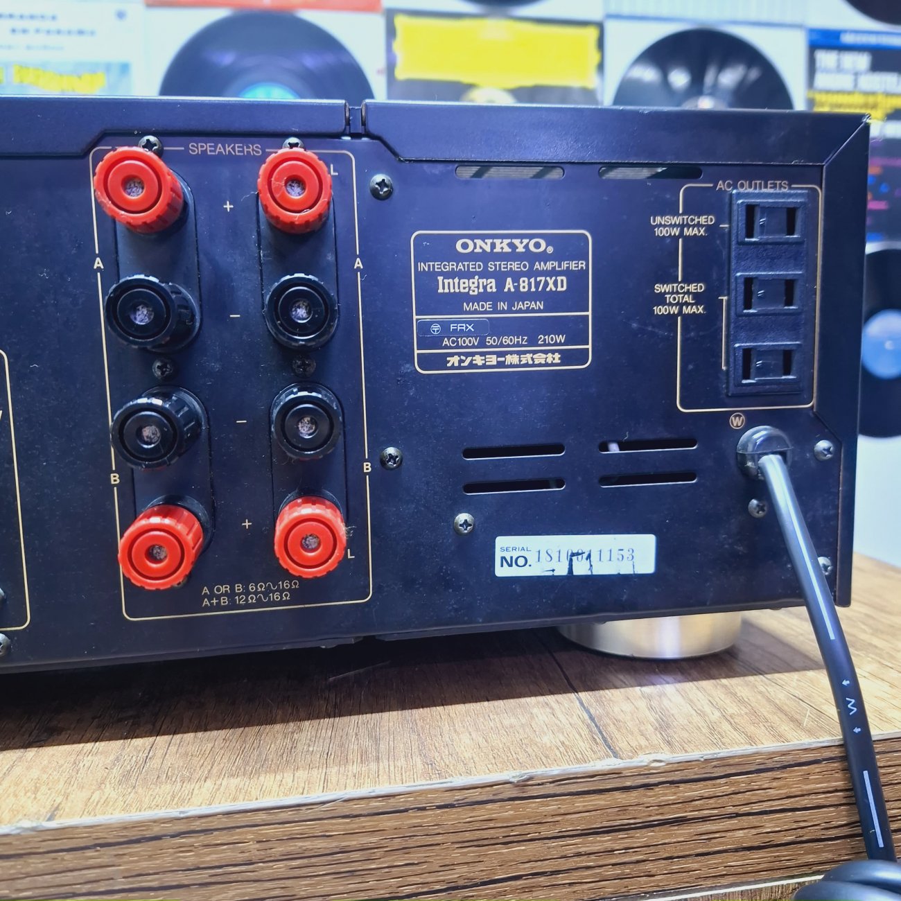 ONKYO MODELO INTEGRA  A-817XD