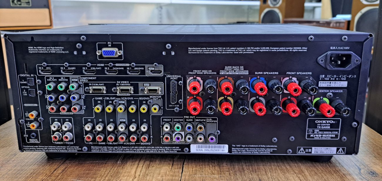 ONKYO MODELO TX-SA608