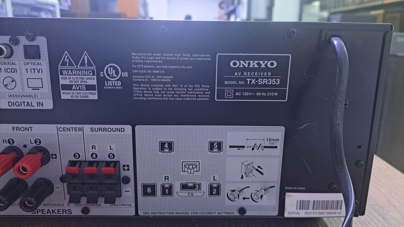 ONKYO MODELO TX-SR353