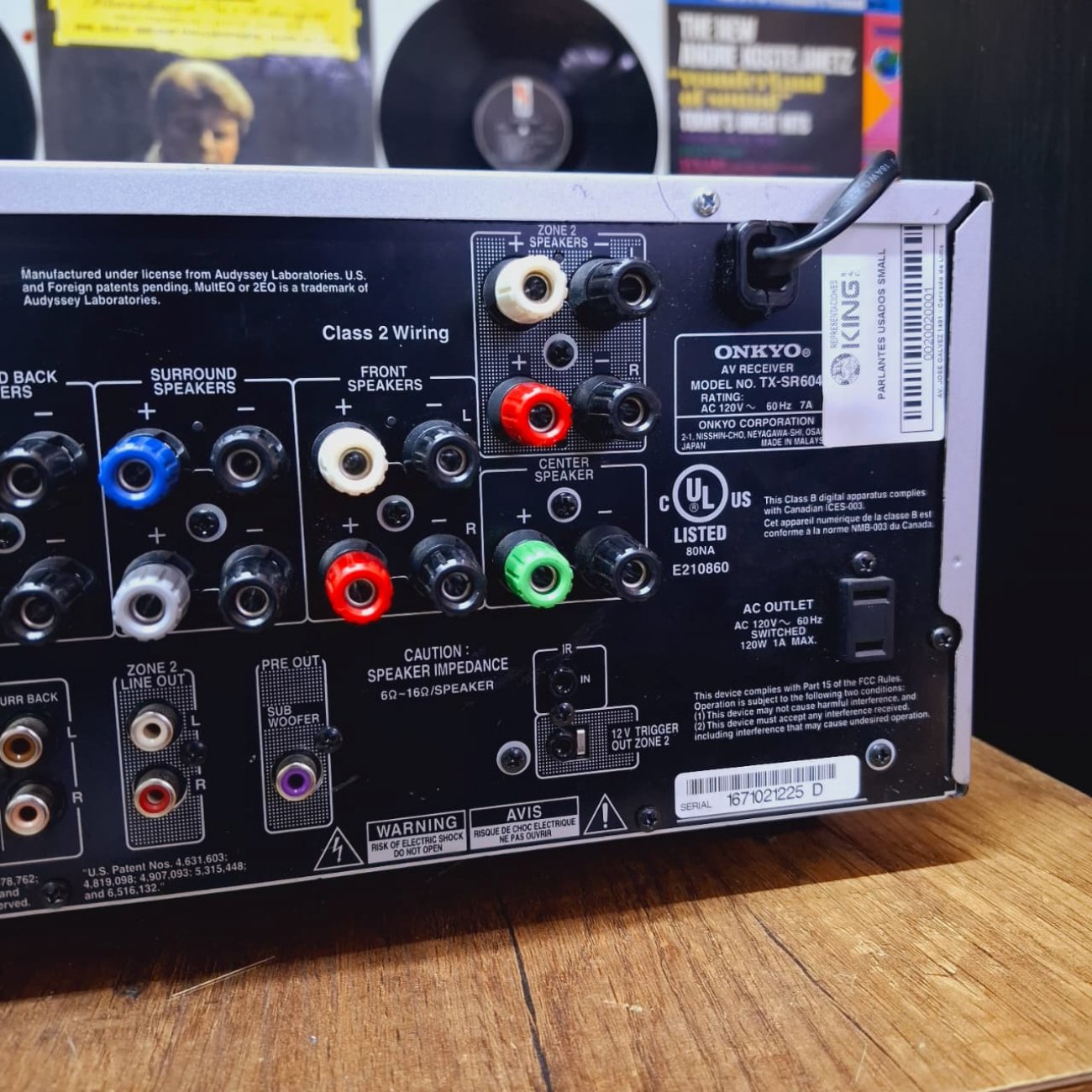 ONKYO MODELO TX-SR604ONKYO MODELO TX-SR604