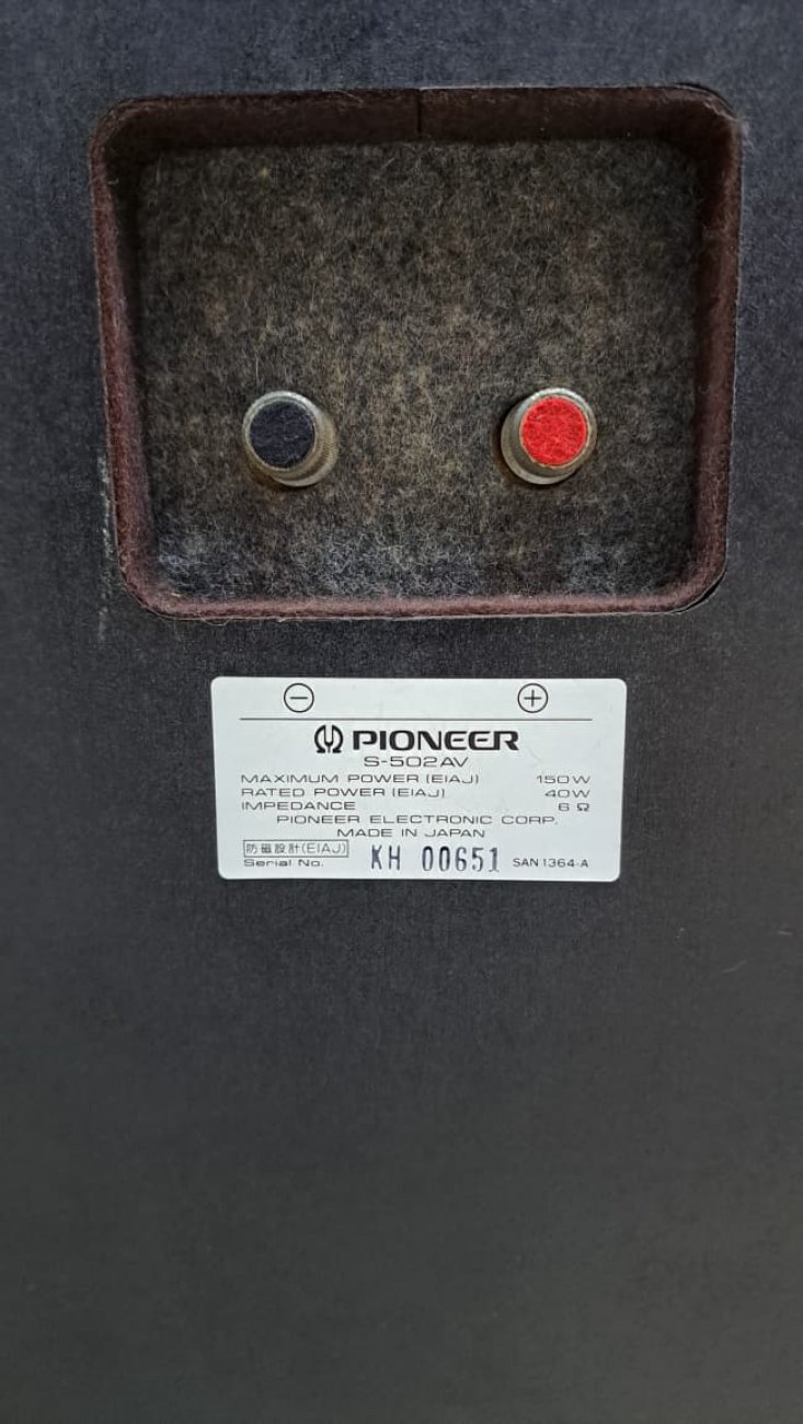 PIONEER MODELO S-502AV