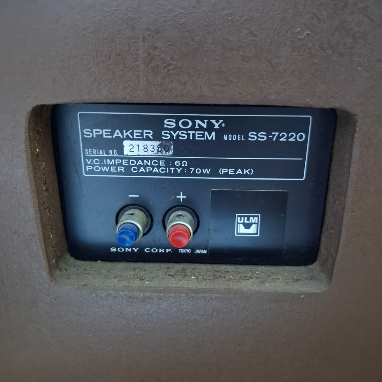 SONY MODELO SS-7220