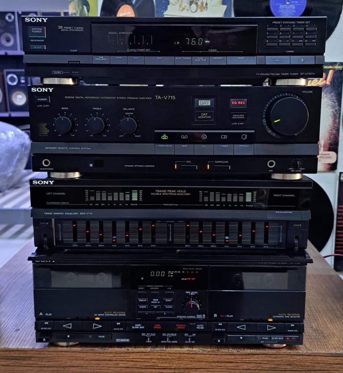 SONY MODELO TA-V715 / POR COMPONENTES DE 4 CUERPOS 