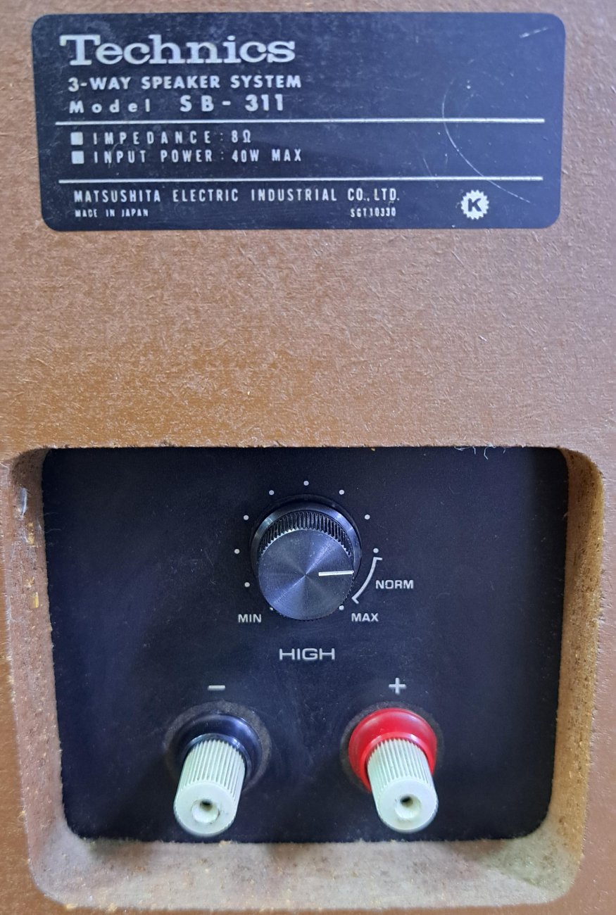 TECHNICS MODELO SB-311