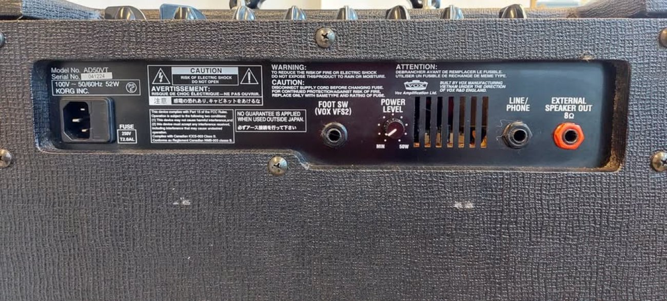 VOX VALVETRONIX AD50VT