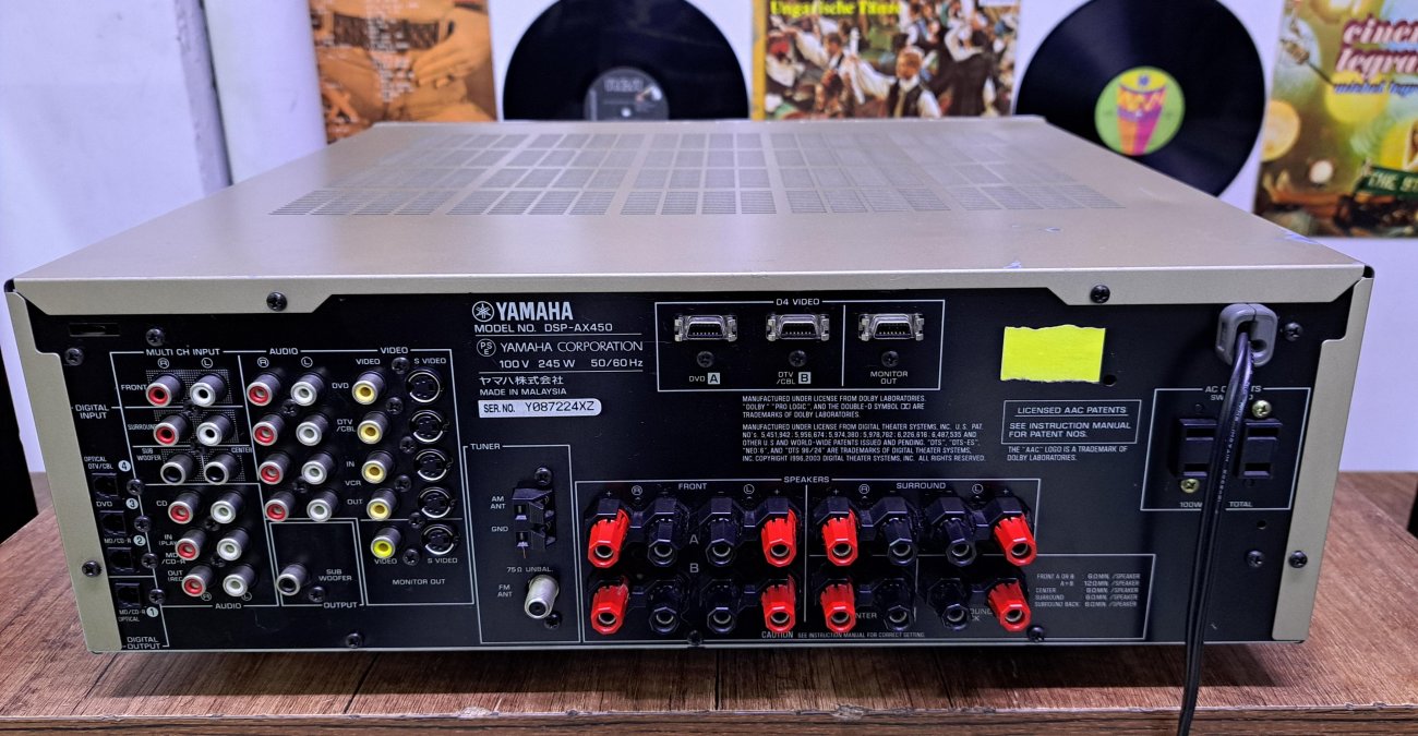 YAMAHA MODELO DSP-AX450