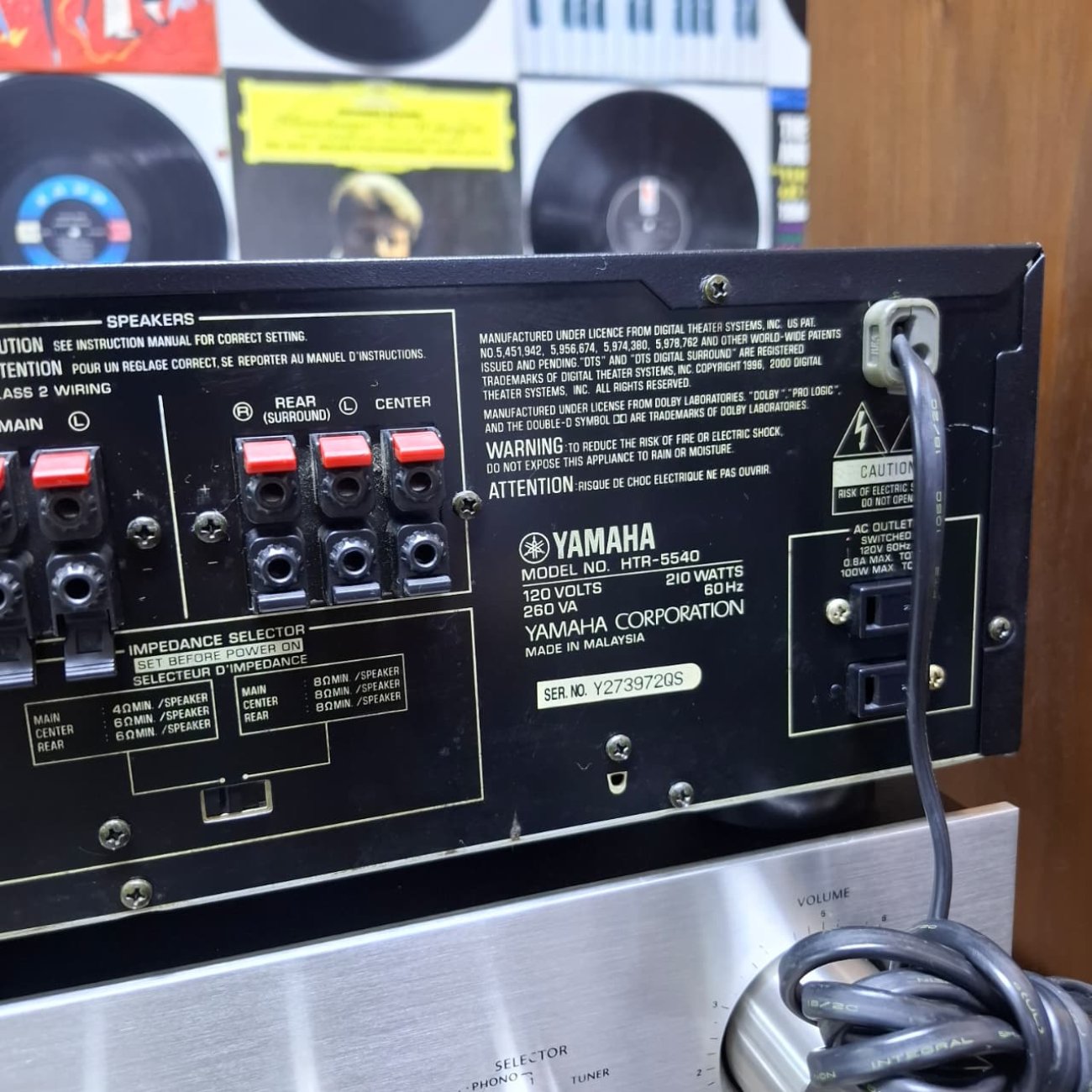 YAMAHA MODELO HTR-5540