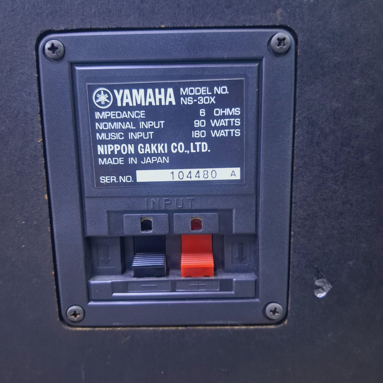 YAMAHA MODELO NS-30X