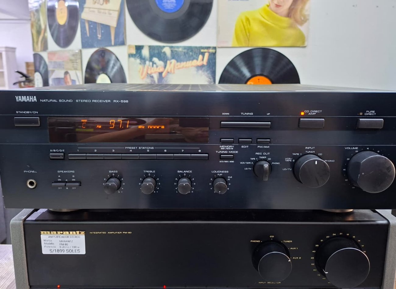 YAMAHA MODELO RX-596