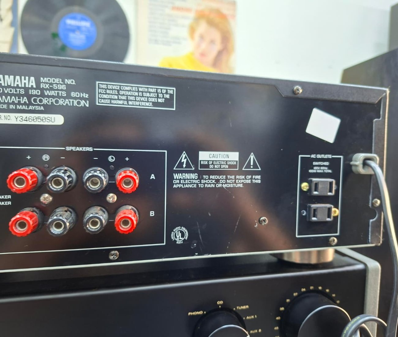 YAMAHA MODELO RX-596