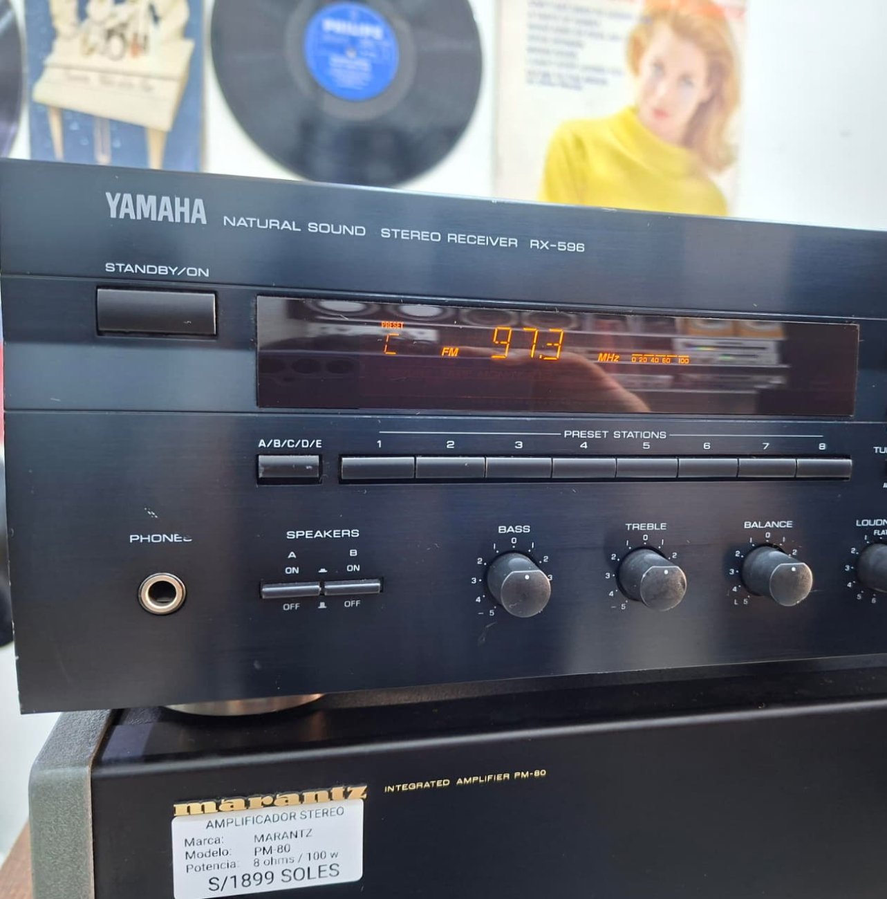 YAMAHA MODELO RX-596
